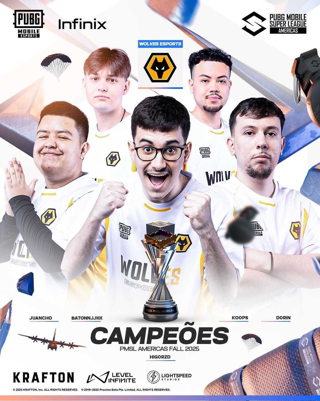 Wolves Esports триумфовала на PMGO и завоевала путевку на PMGC 2026