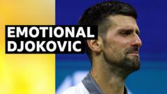 Новак Джокович не смог сдержать слез после сенсационного поражения на US Open