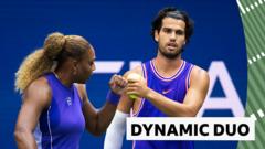 Звездный дуэт: Серена Уильямс и Карлос Алькарас сыграли вместе на US Open